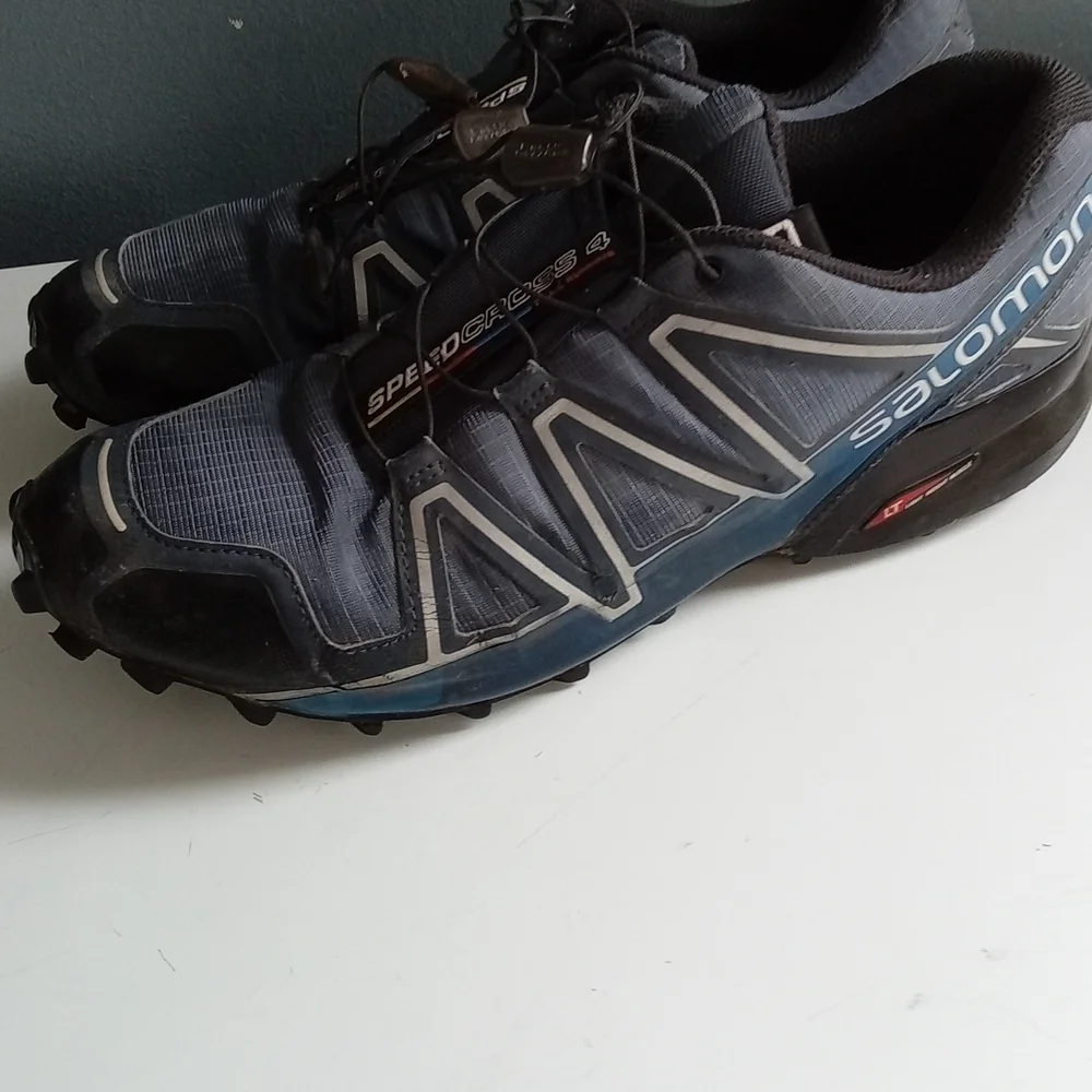 Salomon Speedcross 4 Trail Running Shoes Blue Black‎ Mens 383130